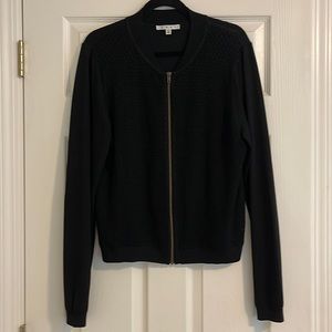 Beautiful CAbi Light Weight Zip Front Sweater